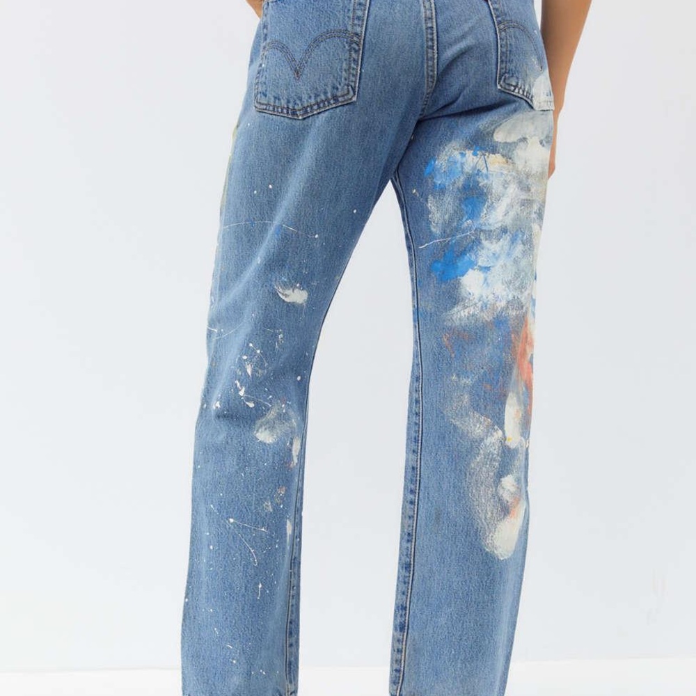 Vintage splatter Levi’s